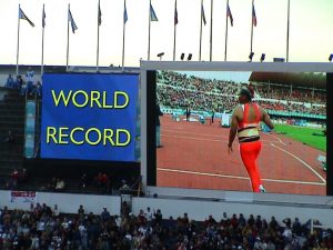 The new world record for women's javelin throw
