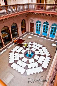 The Verandah with the fountain