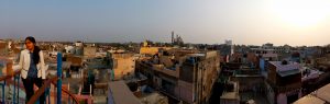 View from the roof of the haveli & Vidyun in the panorama